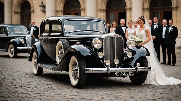 Mariage en voiture vintage : l'élégance à portée de main